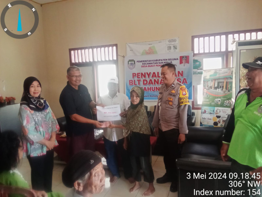PENYALURAN BLT-DD TAHAP 5 DESA BUKIT PENINJAUAN I TAHUN 2024